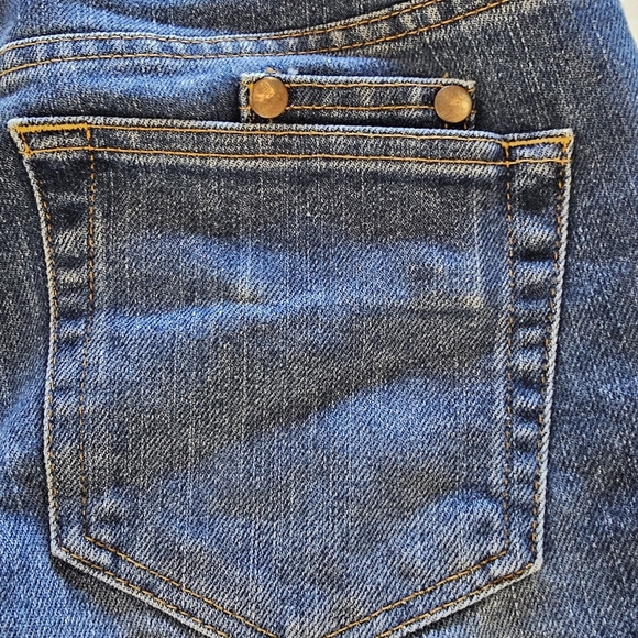 Tommy Hilfiger Vintage Y2K Blue Straight Cropped Jeans Classic Style - Picture 7 of 14